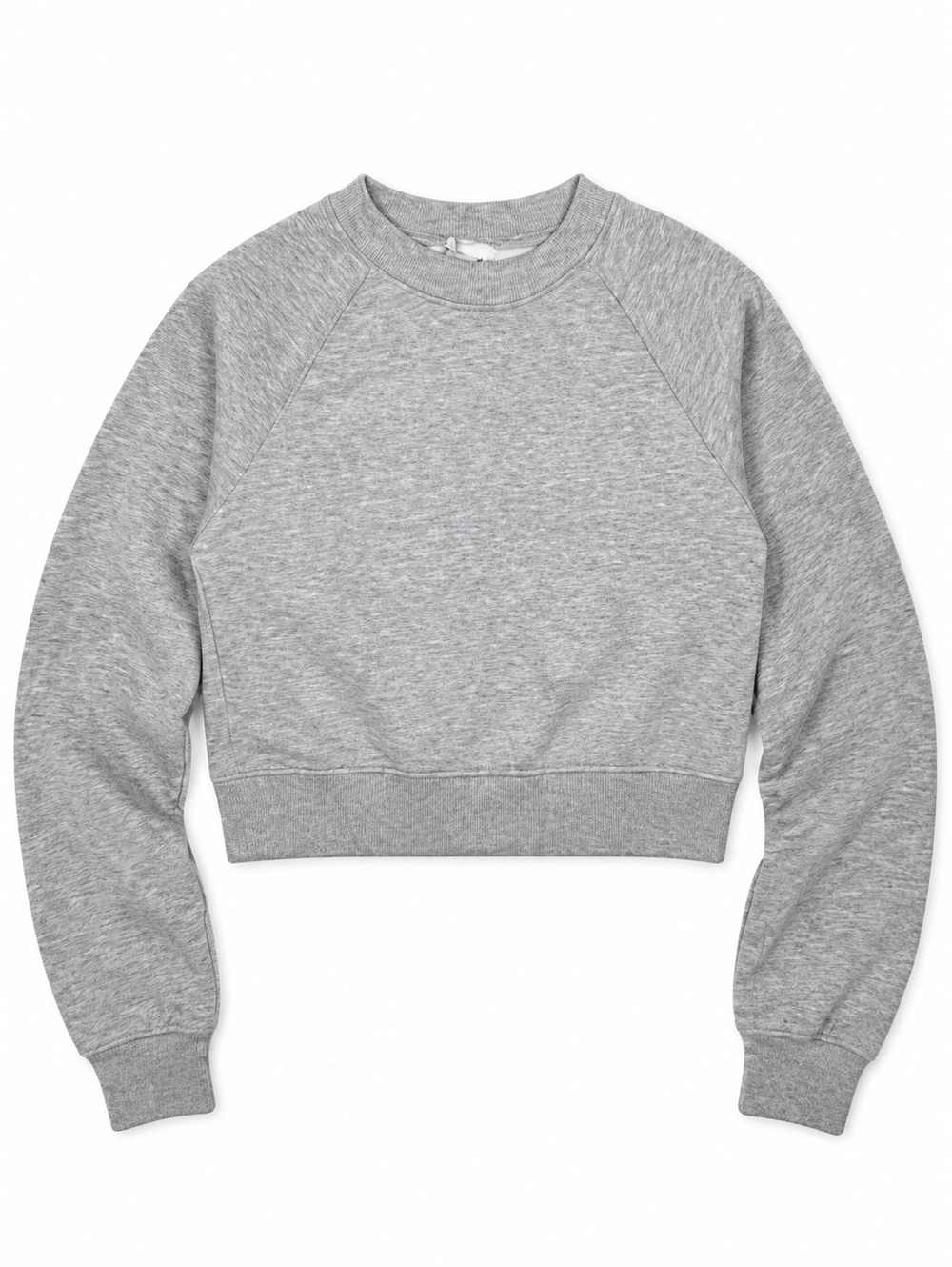 H&M Women's Gray Cropped Sweatshirt Size S